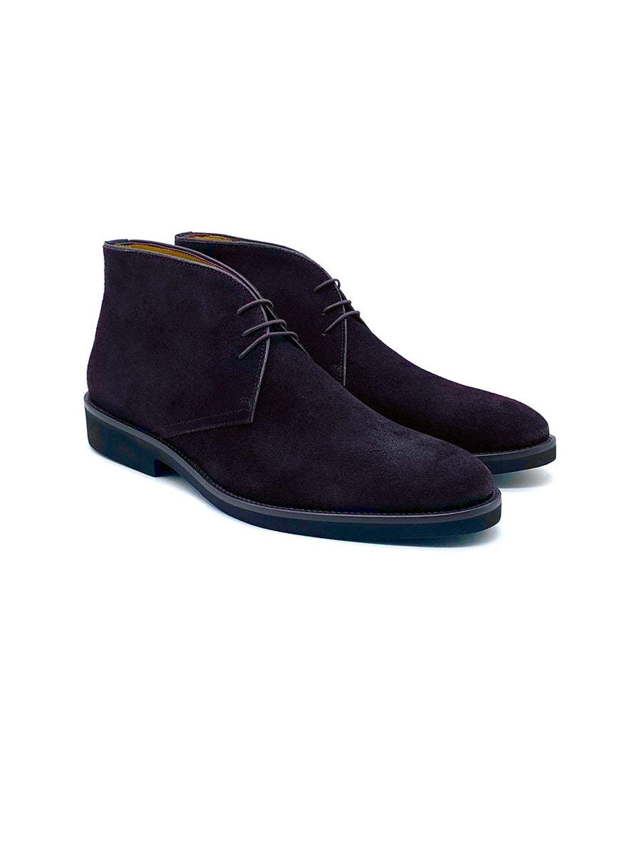 Herrenschuh Chukka - Rauleder Blau