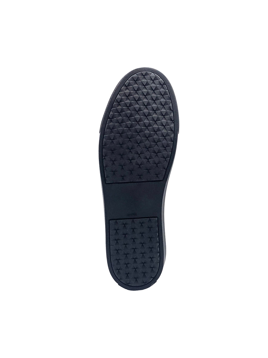 Herrenschuh Molfetta - Hirschleder Schwarz ( Lammfell Edition )