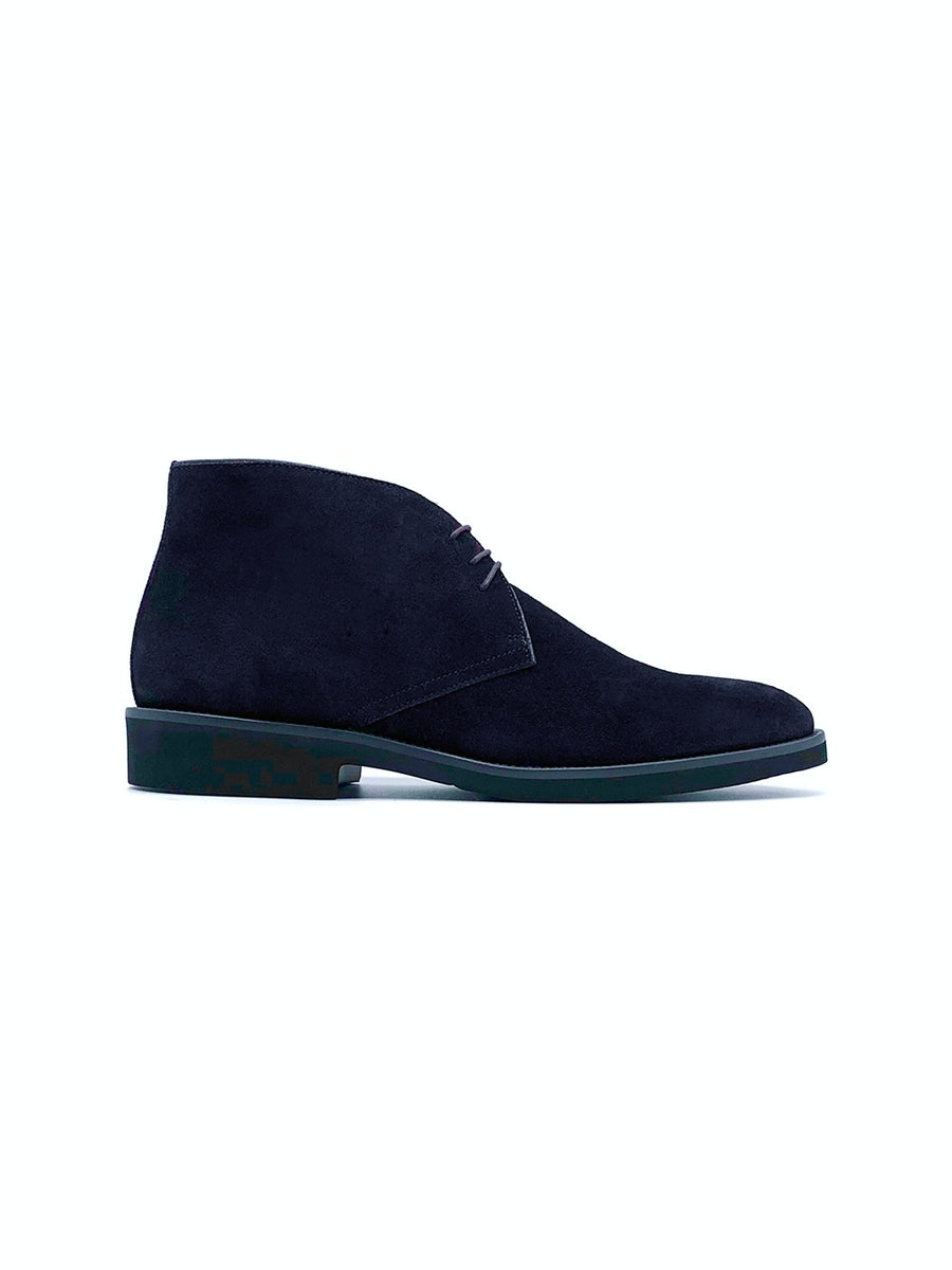 Herrenschuh Chukka - Rauleder Blau