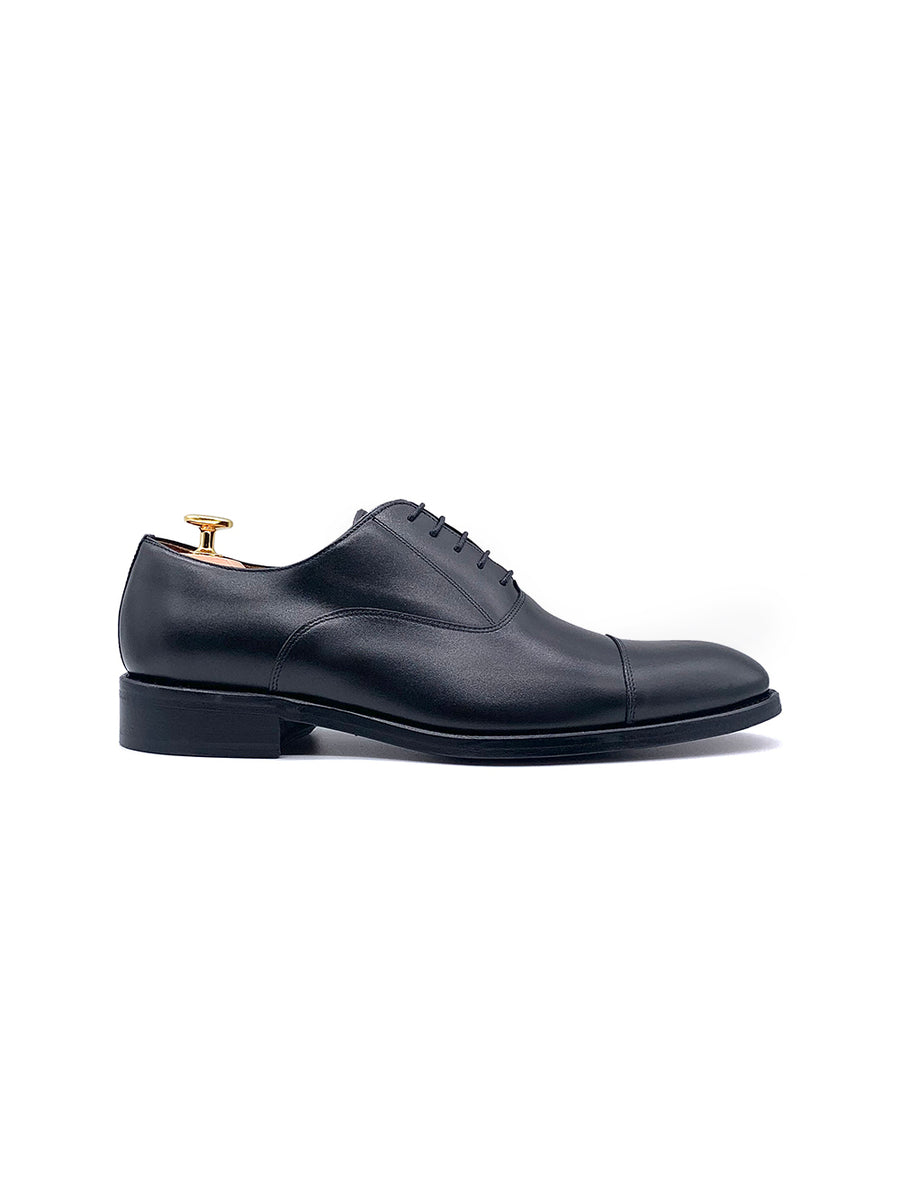 Herrenschuh Oxford - Kalbsleder Schwarz