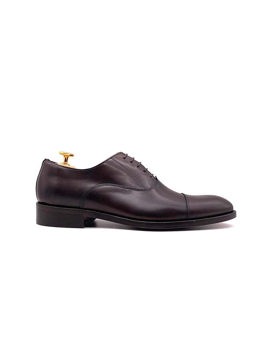 Herrenschuh Oxford - Kalbsleder Braun