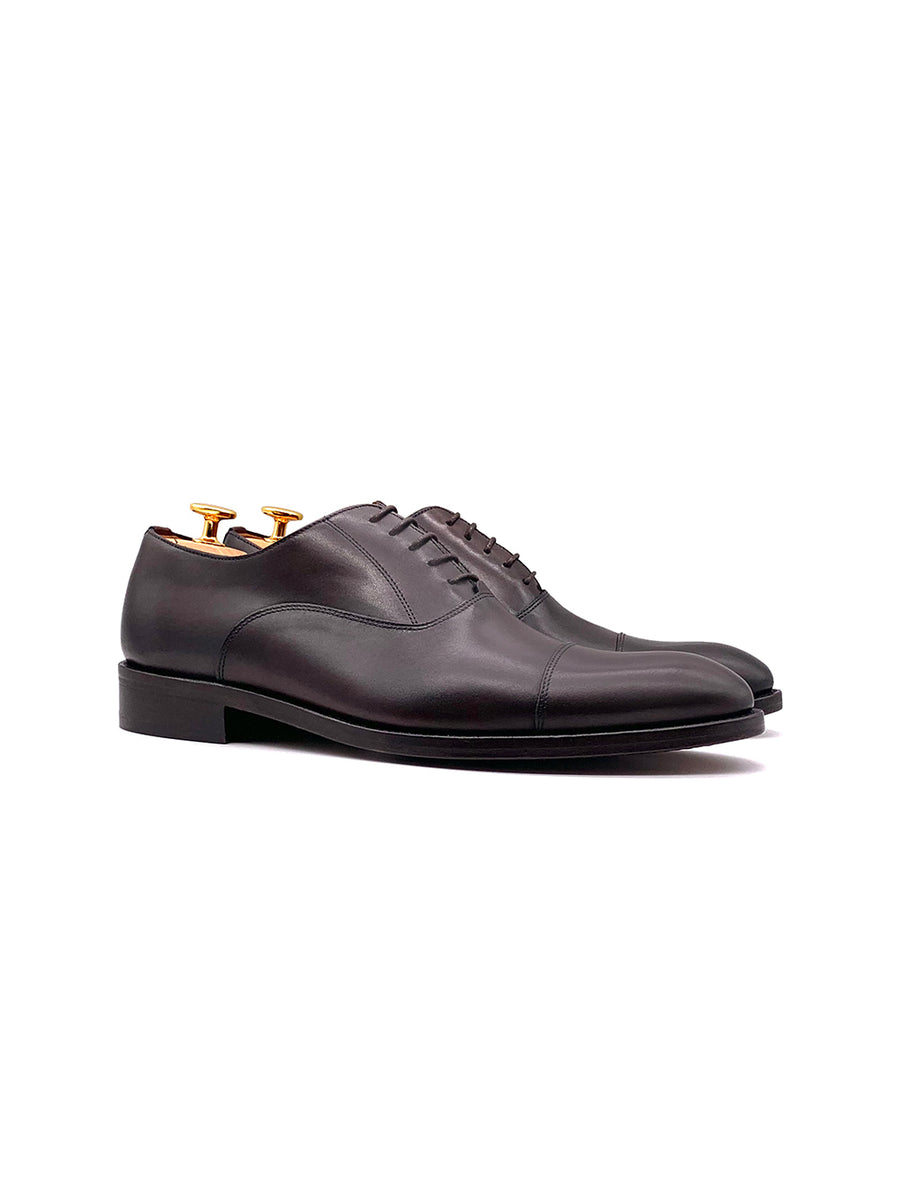 Herrenschuh Oxford - Kalbsleder Braun