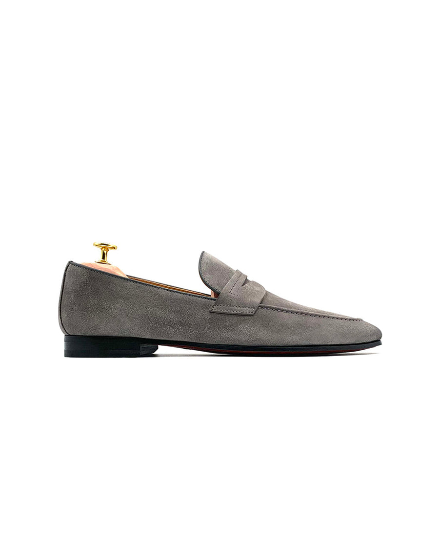 Herrenschuh Calabria- Rauleder Grau