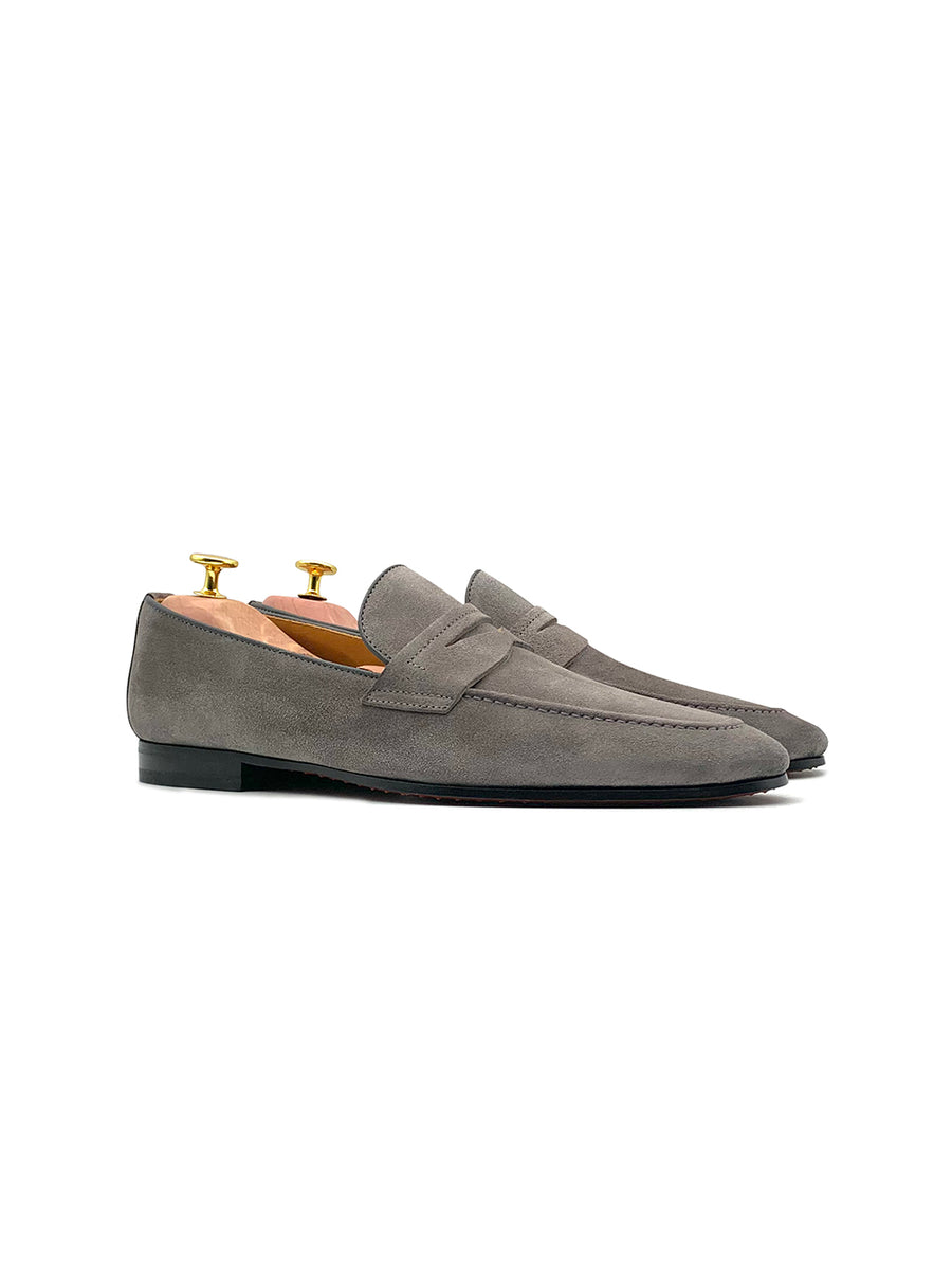 Herrenschuh Calabria- Rauleder Grau