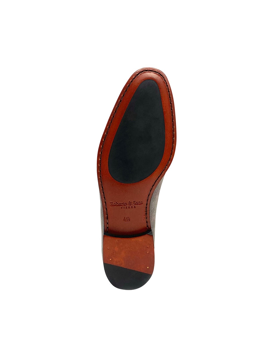 Herrenschuh Calabria- Rauleder Olivegrün