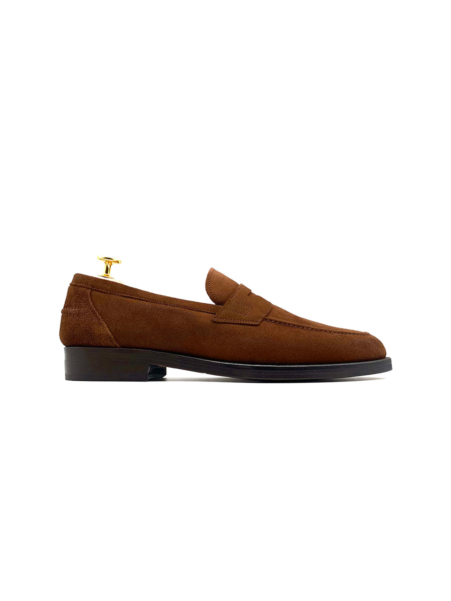 Herrenschuh Palermo - Rauleder Cognac