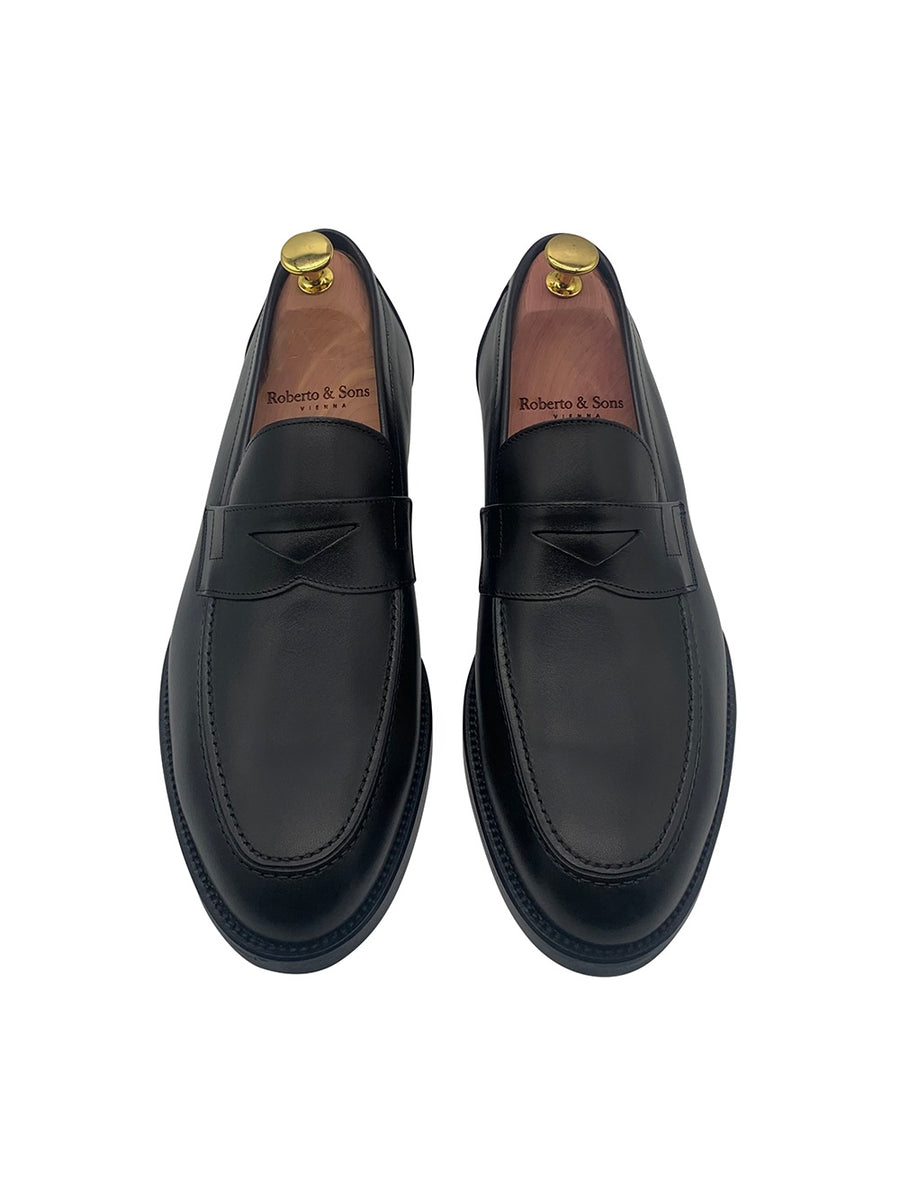 Herrenschuh Palermo - Kalbsleder Schwarz