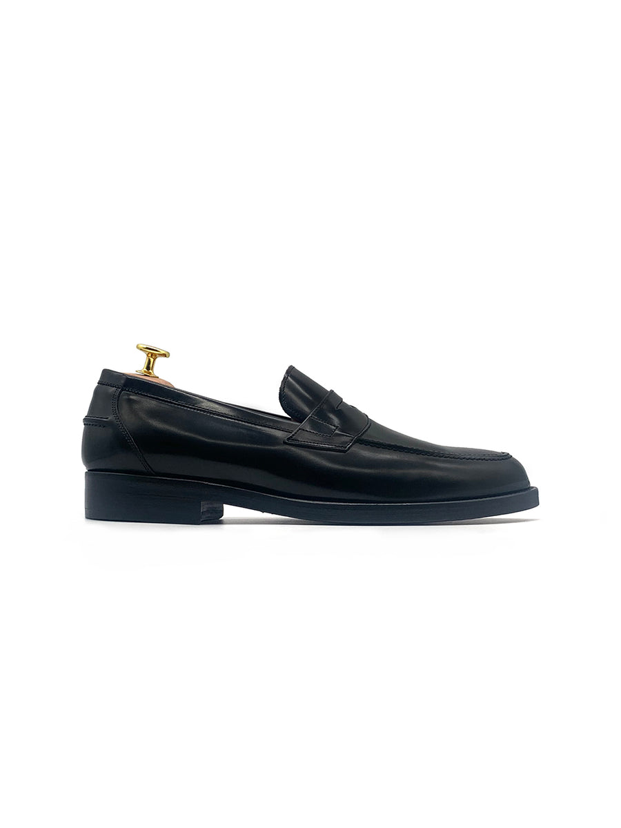 Herrenschuh Palermo - Brushleder Schwarz