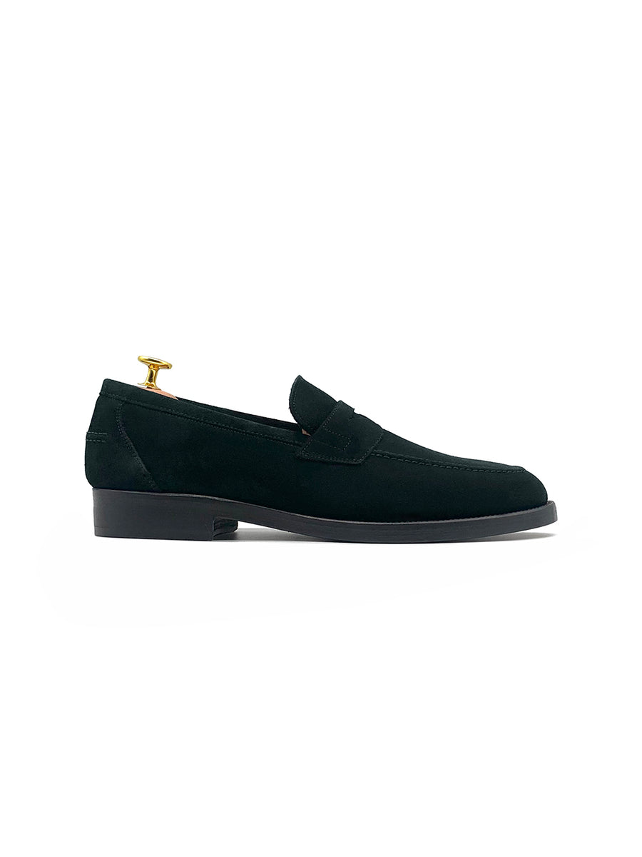 Herrenschuh Palermo - Rauleder Schwarz
