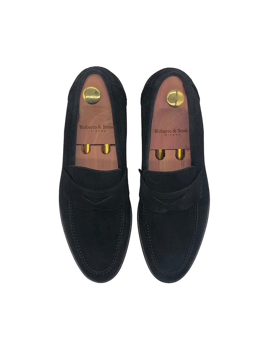 Herrenschuh Palermo - Rauleder Schwarz