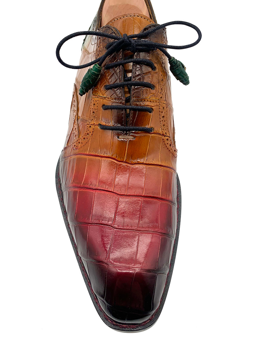 Herrenschuh Rainbow Crocodile - Niloticus Krokodilleder