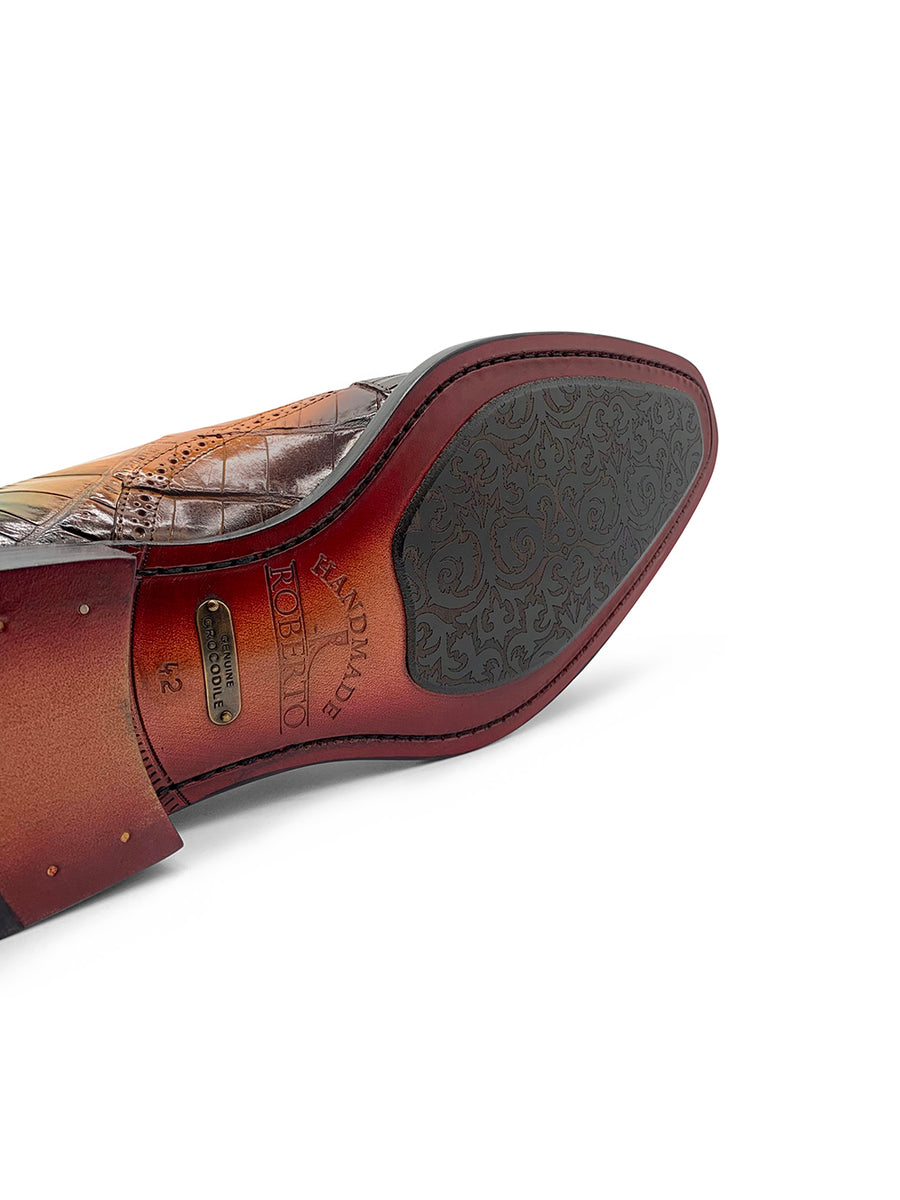 Herrenschuh Rainbow Crocodile - Niloticus Krokodilleder