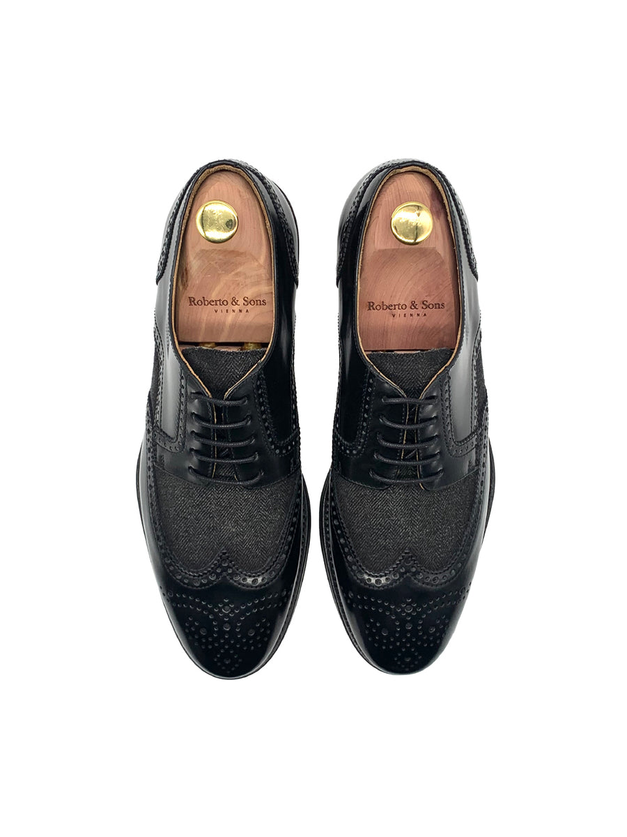 Herrenschuh Sevilla - Kalbsleder Schwarz