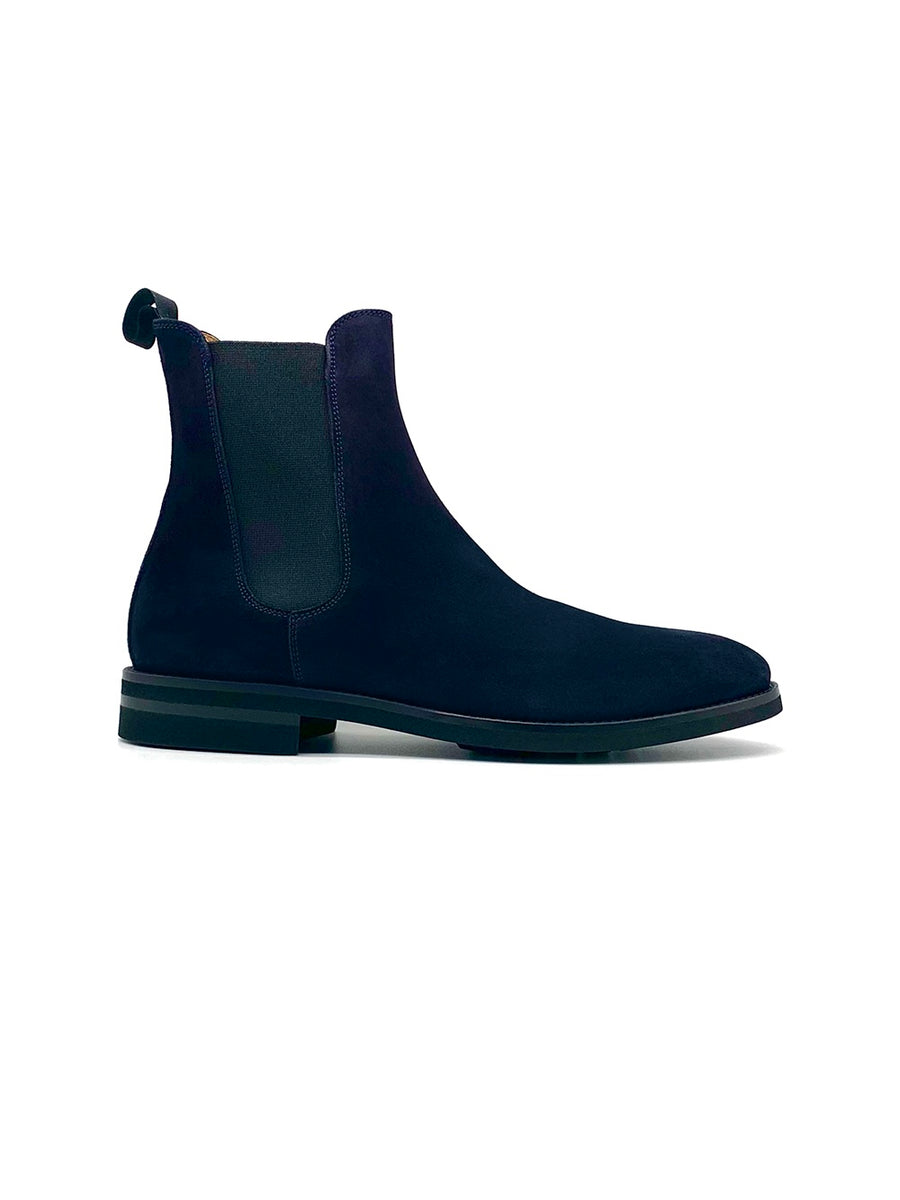 Herrenschuh Malaga - Rauleder Dunkelblau ( Premium Extra Light )