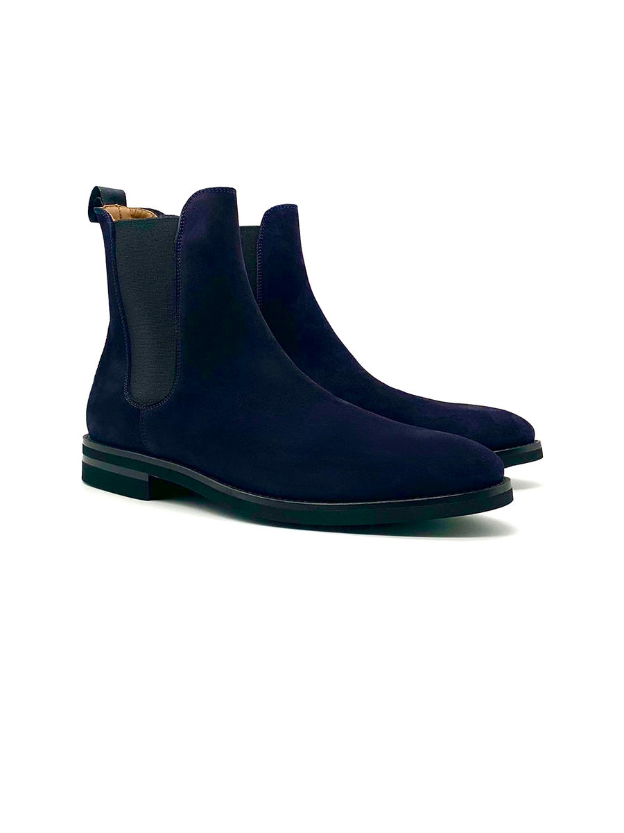 Herrenschuh Malaga - Rauleder Dunkelblau ( Premium Extra Light )