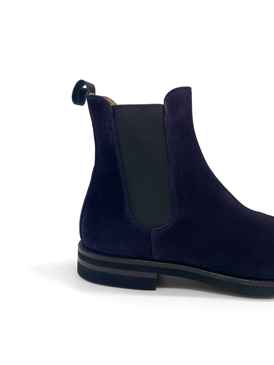 Herrenschuh Malaga - Rauleder Dunkelblau ( Premium Extra Light )