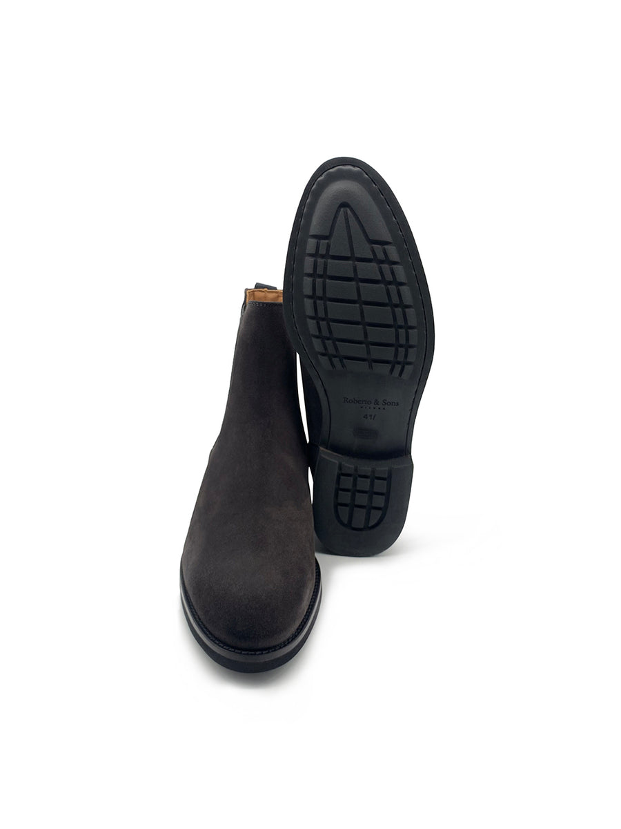 Herrenschuh Malaga - Rauleder Grau ( Premium Extra Light )