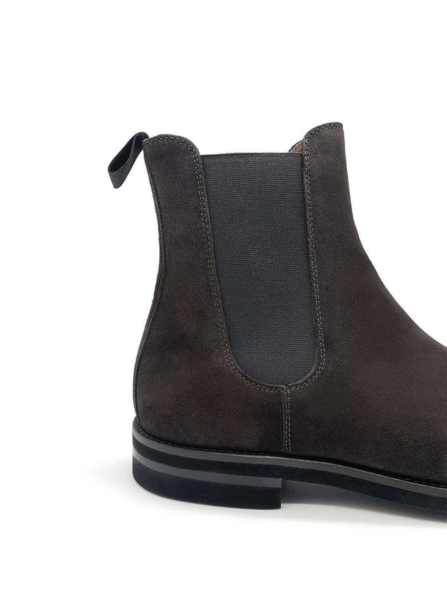 Herrenschuh Malaga - Rauleder Grau ( Premium Extra Light )