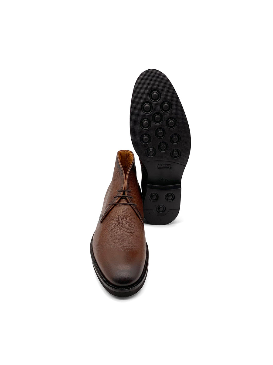 Herrenschuh Chukka - Hirschleder Braun