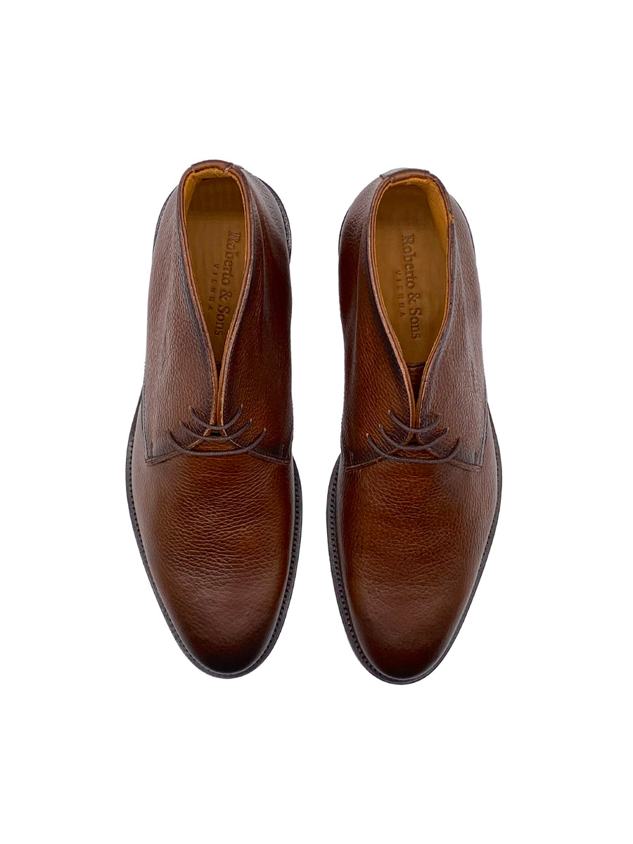 Herrenschuh Chukka - Hirschleder Braun
