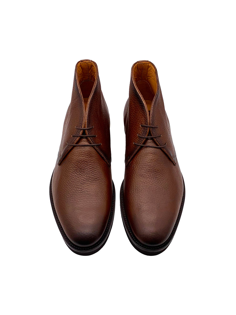 Herrenschuh Chukka - Hirschleder Braun