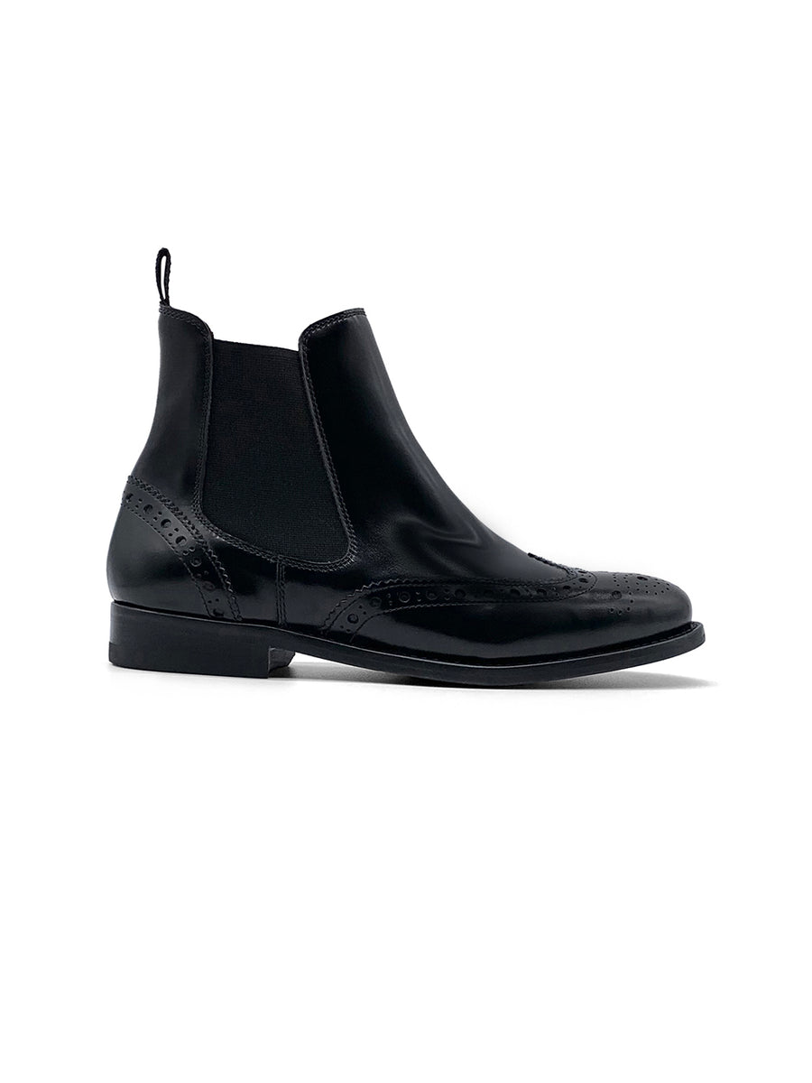 Damenschuh Cremona Budapest - Brushleder Schwarz