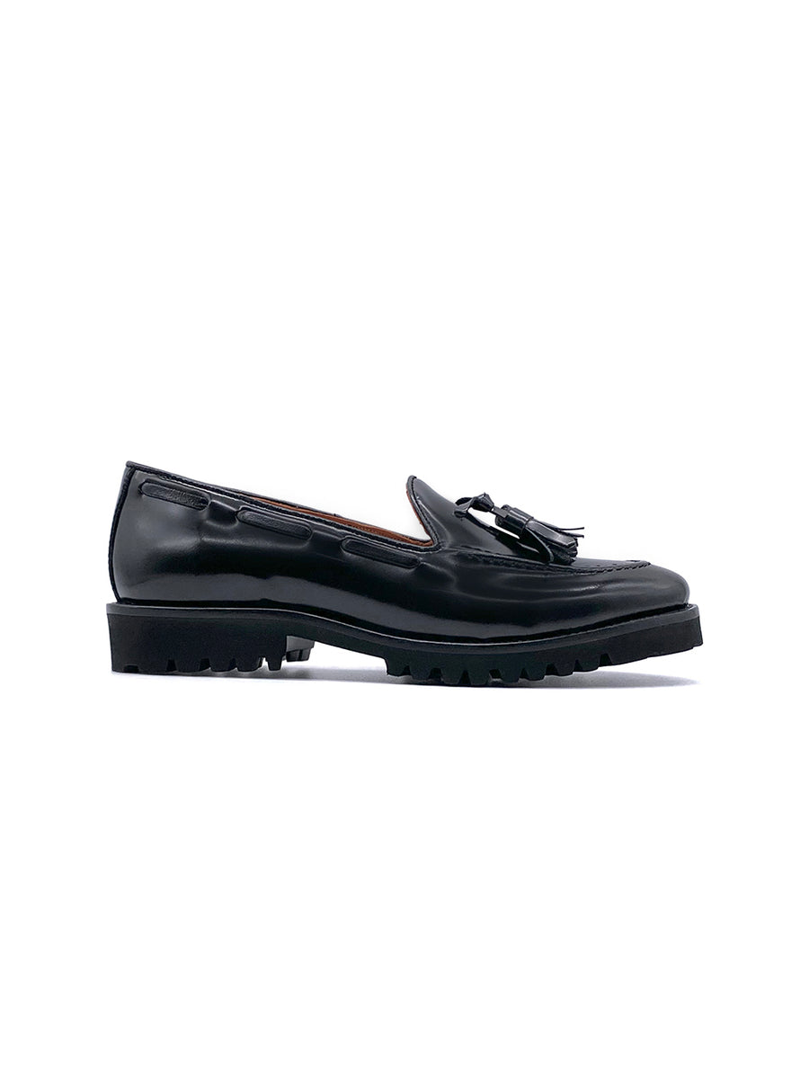 Damenschuh Pesaro - Brushleder Schwarz