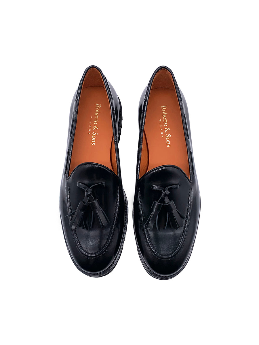 Damenschuh Pesaro - Brushleder Schwarz