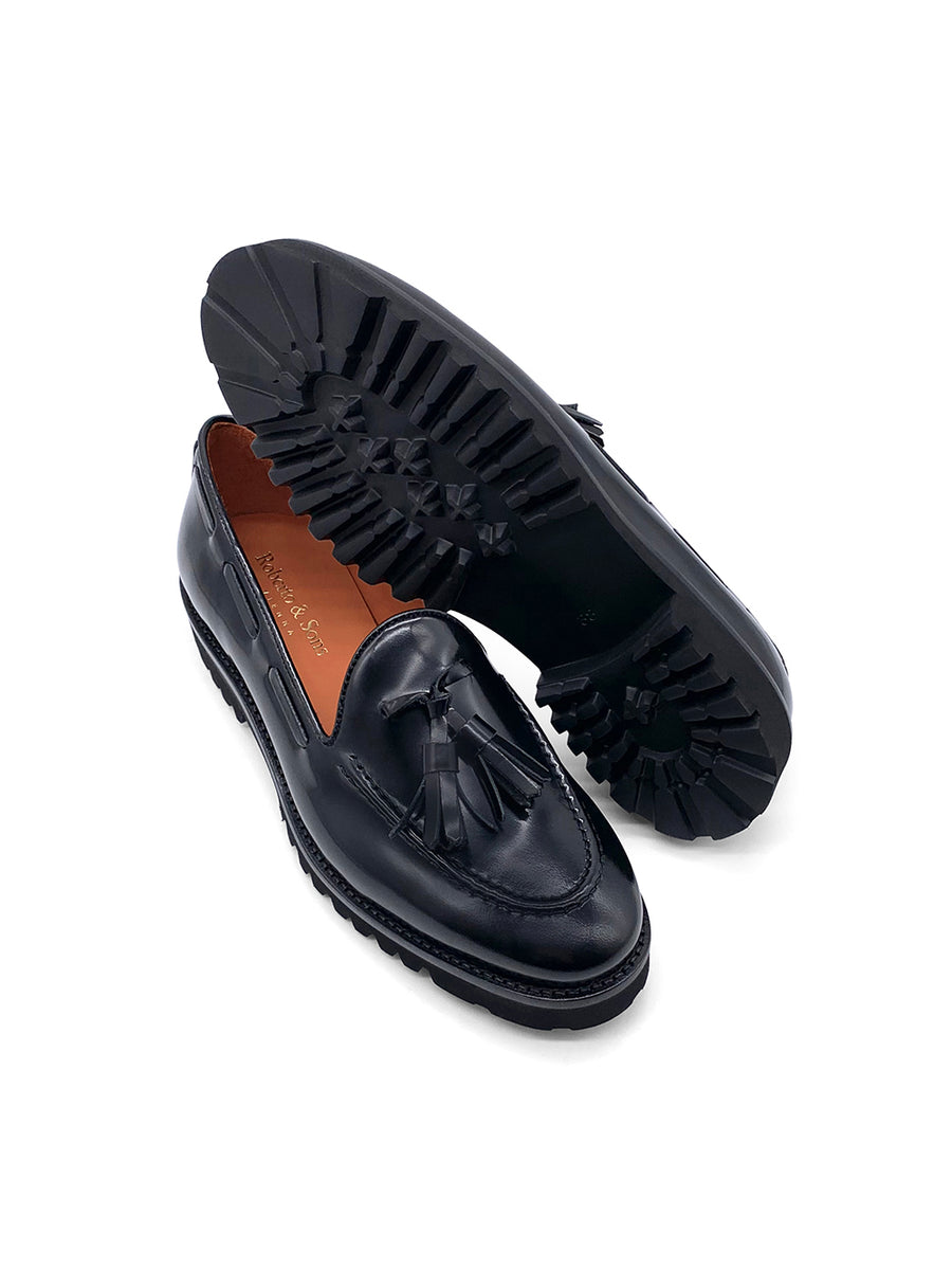 Damenschuh Pesaro - Brushleder Schwarz