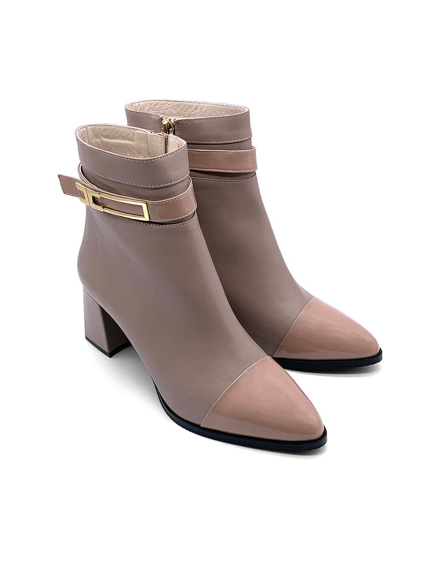 Damenschuh Verona - Kalbsleder Beige