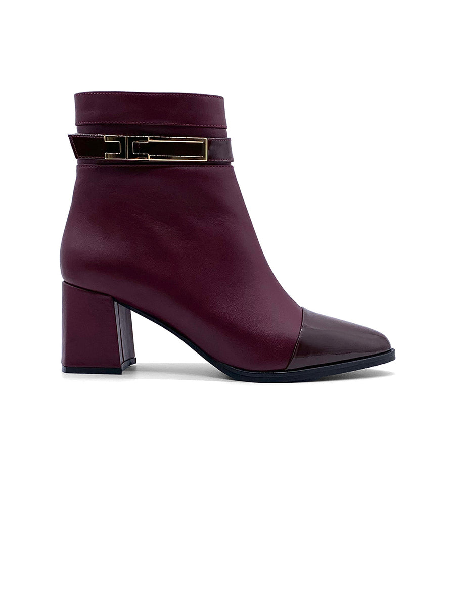 Damenschuh Verona - Kalbsleder Bordo