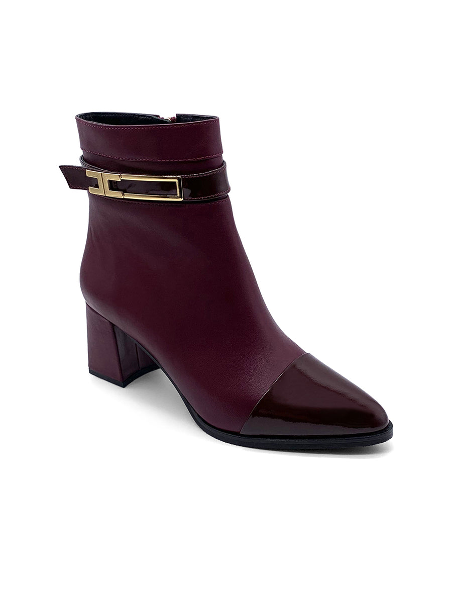 Damenschuh Verona - Kalbsleder Bordo