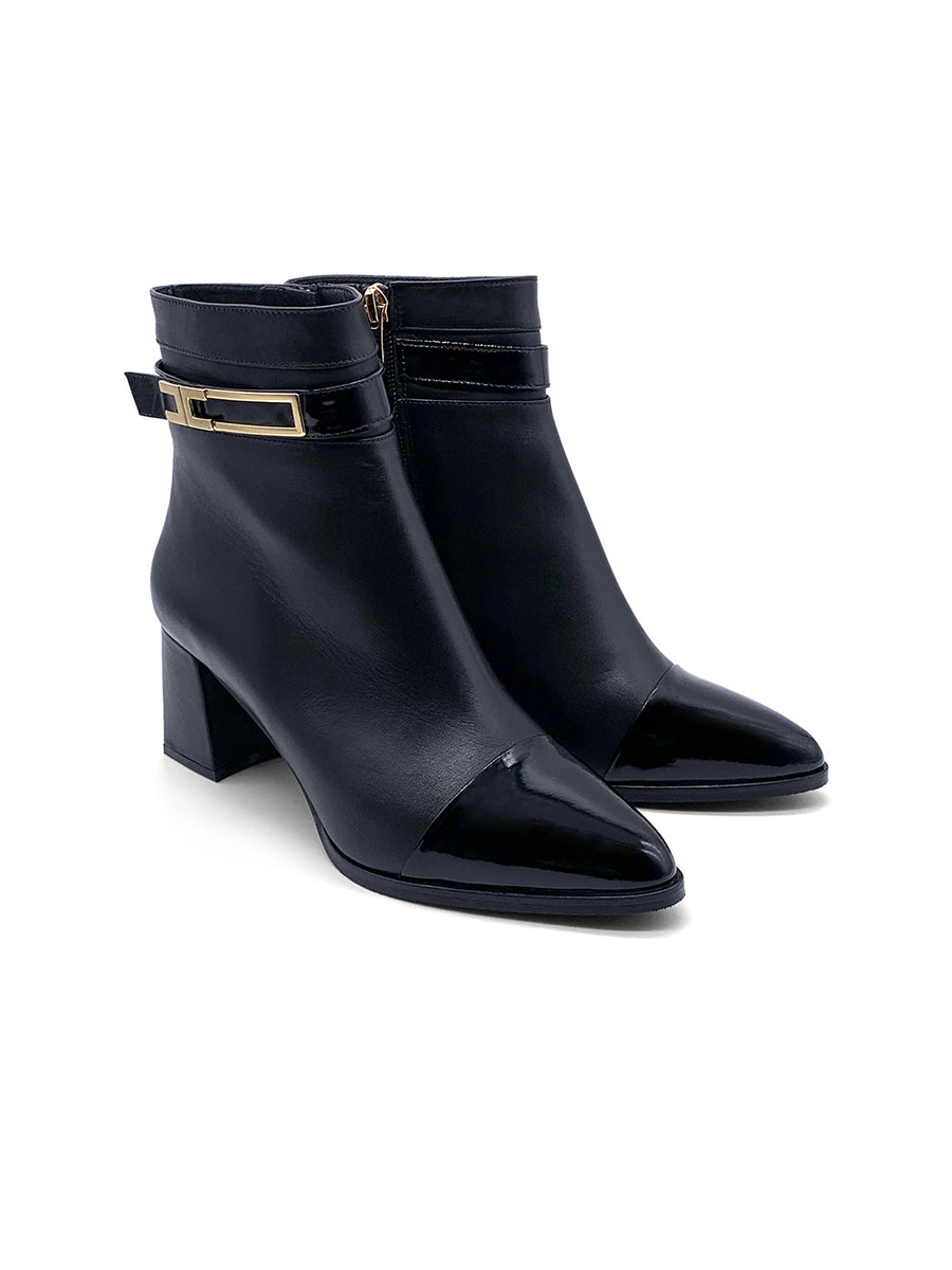 Damenschuh Verona - Kalbsleder Schwarz