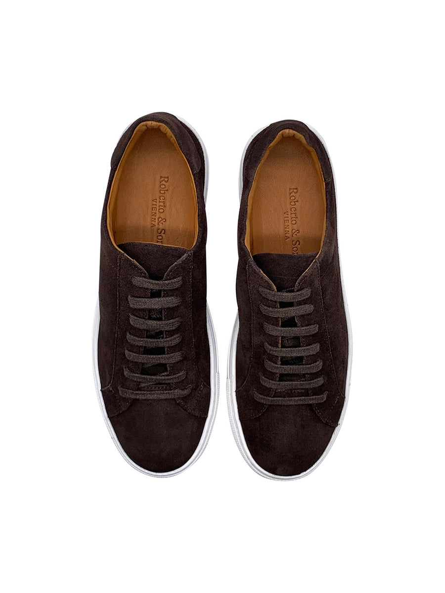 Herrenschuh Roma - Rauleder Braun ( Premium Komfort )