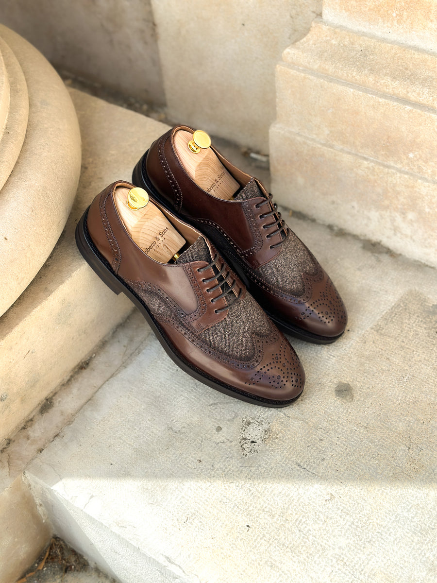 Herrenschuh Sevilla - Kalbsleder Braun