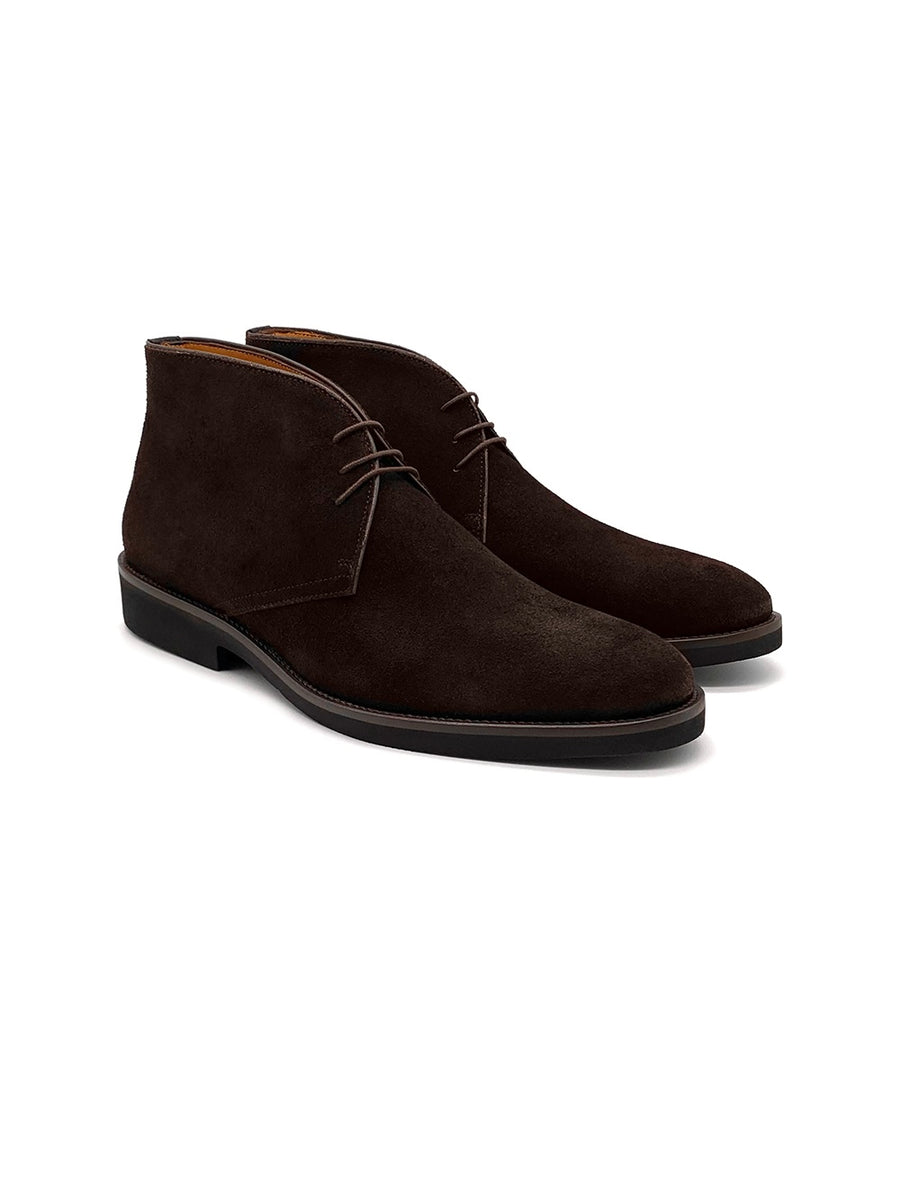 Herrenschuh Chukka - Rauleder Braun