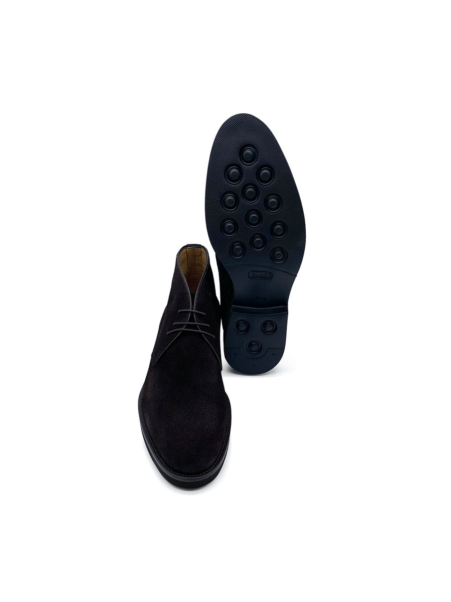 Herrenschuh Chukka - Rauleder Blau