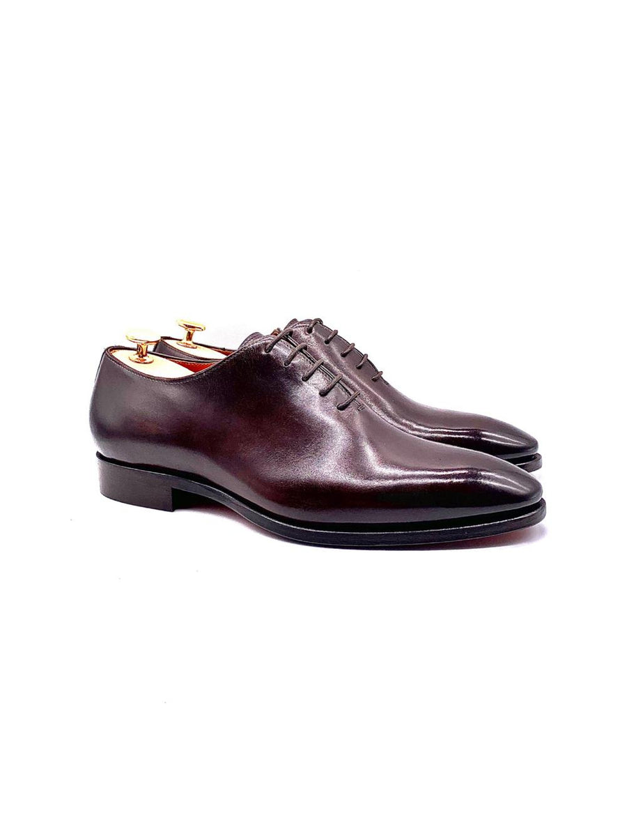 Herrenschuh Wholecut -Boxcalf Dark Brown-Roberto & Son's