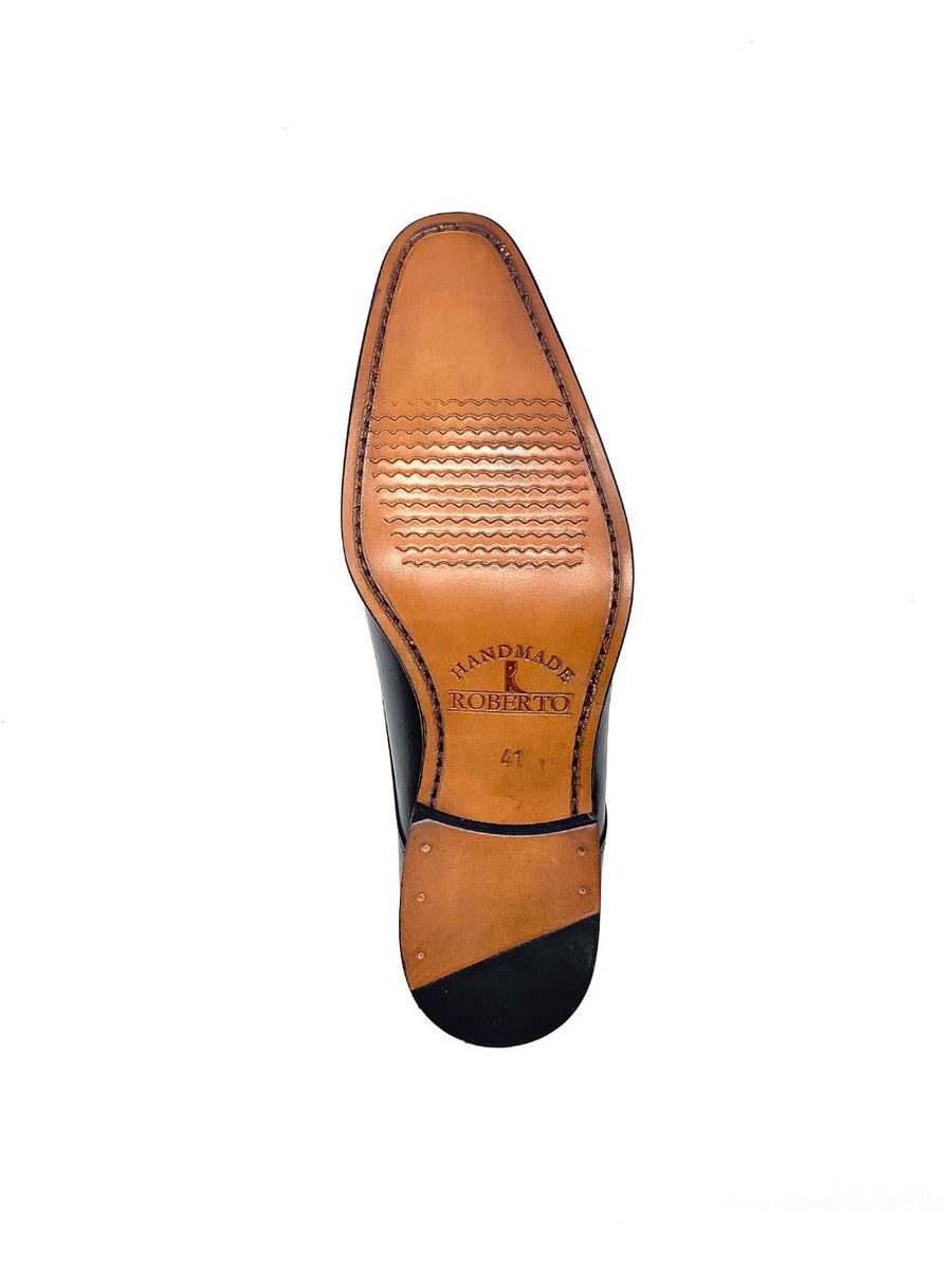 Herrenschuh Livorno - Brushleder Bordeaux