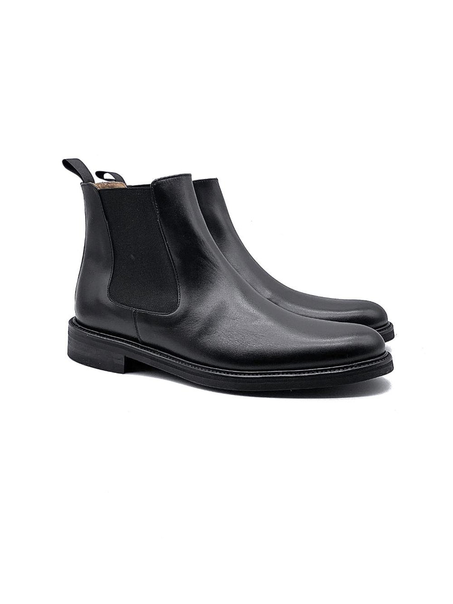Herrenschuh Almeria - Kalbsleder Schwarz